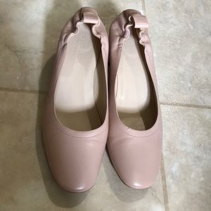 Everlane Day Shoe Pink Italy Leather Heels 9M pump